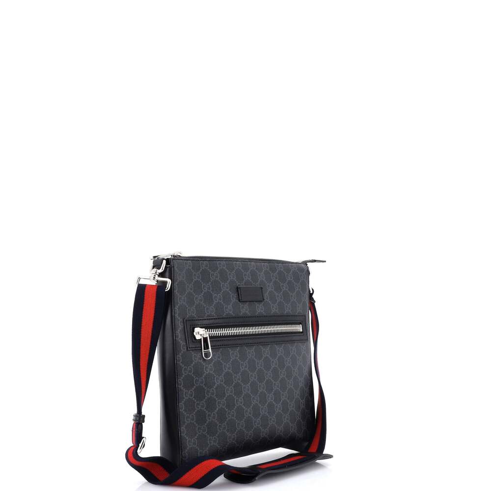 Gucci Web Strap Front Zip Messenger Bag #267933G10B - Picture 2 of 8